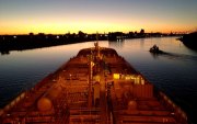 Savannah-Sunset-on-Tanker-Ship